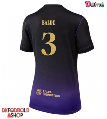 Barcelona Alejandro Balde #3 Udebanetrøje Dame 2026-27 Kort ærmer Barcelona Alejandro Balde #3 Udebanetrøje Dame 2026-27 Kort ærmer